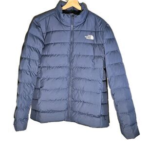 The North Face Gorpcore Aconcagua 3 Down Puffer Jacket Navy Mens Large